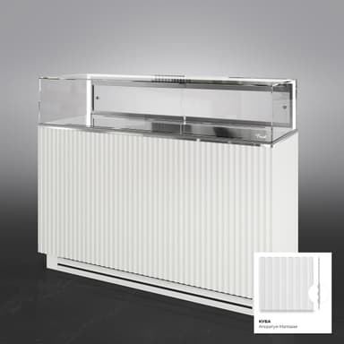 Glassier Lux 58 КУБА белый