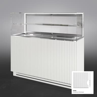 Glassier Lux 812 КУБА белый